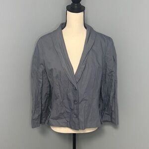 LOFT Slate Gray Women's Shawl Collar Blazer